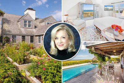 Diane Sawyer lists 28-year Martha’s Vineyard home shared with late husband - nypost.com - Virginia