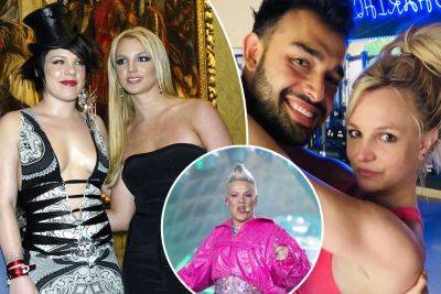Pink tweaks Britney Spears song lyric diss amid Sam Asghari divorce - nypost.com - Detroit