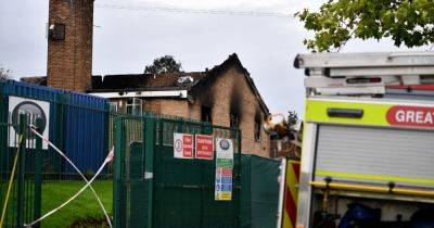 Devastating pictures show aftermath as huge fire destroys school amid headteacher's 'heartbreak' - www.manchestereveningnews.co.uk
