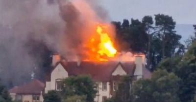 Firefighters still battling inferno at historic Scots hotel 15 hours after blaze broke out - www.dailyrecord.co.uk - Scotland - Beyond