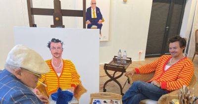 Harry Styles painting divides opinion as portrait by art legend David Hockney unveiled - www.manchestereveningnews.co.uk - France - London