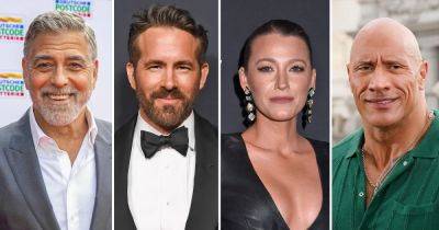 George Clooney, Ryan Reynolds and Blake Lively, More Stars Match The Rock’s $1 Million SAG Donations - www.usmagazine.com