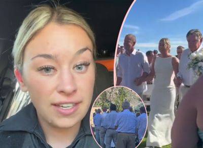 Why This Bride Had 15 MEN Walk Her Down The Aisle! - perezhilton.com - Washington