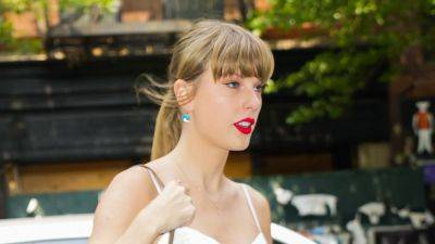 Taylor Swift Wore a Nearly Bridal Corset Dress to Margaret Qualley and Jack Antonoff's Wedding - www.glamour.com - New Jersey