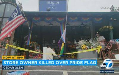 California Store Owner Shot & Killed Over Pride Flag Hanging Outside Of Her Shop - perezhilton.com - California - Lake - county San Bernardino