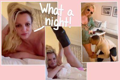 Britney Spears Romps Topless In Bed After Getting Licked By Male Pal -- As She Says 'Friend' Tipped Off Paparazzi To Have Her 'Followed' - perezhilton.com - California