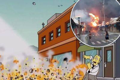 Conspiracy theorists ripped for saying ‘Simpsons’ predicted Maui wildfires in 2016 - nypost.com - Hawaii - county Maui - city Springfield