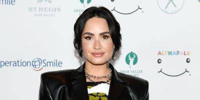 Demi Lovato Shows Off Birthday Treat Referencing Viral 'Poot' Meme - www.justjared.com