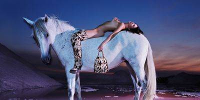 Kendall Jenner Strips Down, Lays on a Horse for Stella McCartney Campaign - www.justjared.com