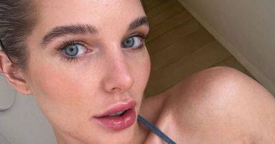 Helen Flanagan insists she's 'unbothered' as she poses in silk lingerie after 'emotional' weekend - www.manchestereveningnews.co.uk - county Webster - South Africa