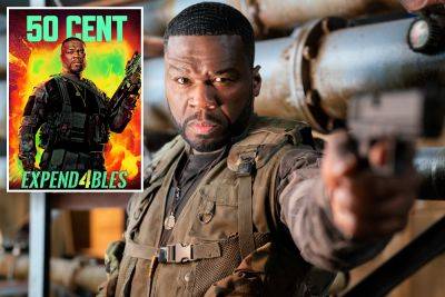 50 Cent blasts his appearance in ‘Expendables 4’ poster: ‘WTF did we run out of money?’ - nypost.com