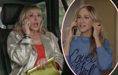 Watch Kim Cattrall's Entire And Just Like That Scene With IRL Enemy Sarah Jessica Parker! - perezhilton.com