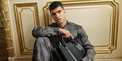 Carlos Alcaraz Springs Into Action in Stylish Louis Vuitton Campaign Images - www.justjared.com - Spain - France - USA - Germany