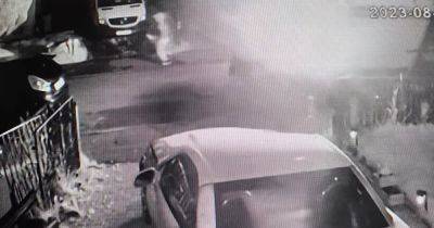CCTV shows thug petrolbomb van outside Scots family home in Fife - www.dailyrecord.co.uk - Scotland
