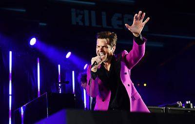Watch The Killers invite fan to play drums with them at Reading 2023 - www.nme.com - Russia