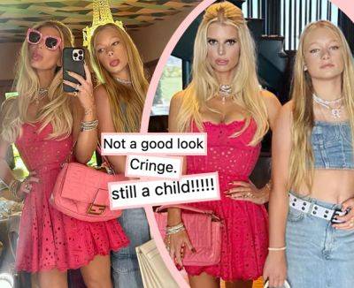 Jessica Simpson BLASTED For Letting 11-Year-Old Daughter Wear Crop Top! - perezhilton.com