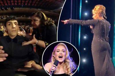 Adele stops Vegas show to yell at security for ‘bothering’ dancing fan — see the video - nypost.com - Las Vegas