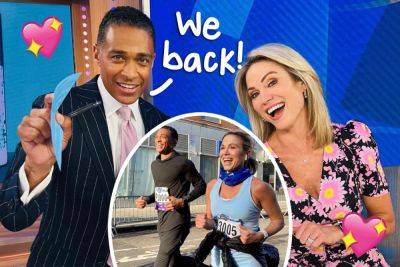 Axed-GMA Hosts Amy Robach & T.J. Holmes Go IG Official Nearly A Year After Affair Drama -- LOOK! - perezhilton.com
