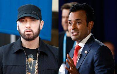 Eminem demands US presidential hopeful Vivek Ramaswamy stop using his music for campaigns - www.nme.com - USA - state Iowa
