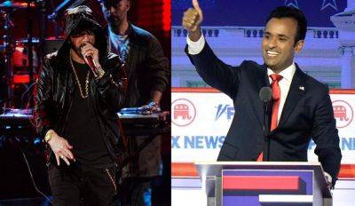 Eminem Is Stopping Republican Presidential Candidate Vivek Ramaswamy From Using His Music After That ‘Lose Yourself’ Performance - etcanada.com - Oklahoma - county Tulsa - Detroit - state Iowa