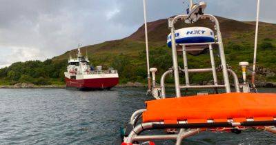 Crew evacuated from 500-tonne ship after running aground off Isle of Skye - www.dailyrecord.co.uk - Britain - Scotland - Beyond
