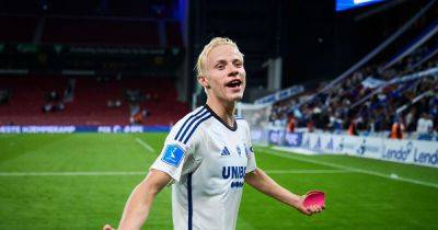 Rasmus Hojlund's brother makes Champions League debut ahead of potential Manchester United family reunion - www.manchestereveningnews.co.uk - Manchester - Iceland - Austria - Denmark - city Prague - city Copenhagen