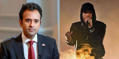 Vivek Ramaswamy Responds To Eminem's Cease & Desist Over Rapping His Songs on Campaign Trail - www.justjared.com