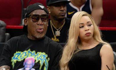 Dennis Rodman gets another tattoo of his girlfriend’s face in an even cheekier location - us.hola.com - city Sofia