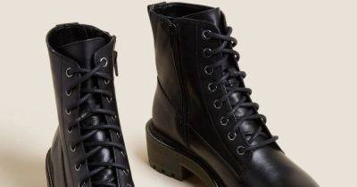 M&S’ £69 autumn lace up boots look just like £190 Dr Martens and don’t need breaking in - www.ok.co.uk