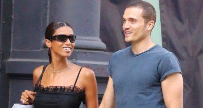 Karl Glusman & Model Imaan Hammam Hold Hands During Day Out in NYC - www.justjared.com - New York - Netherlands