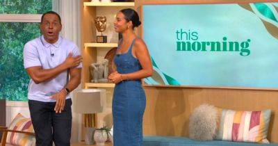 This Morning viewers stunned as Rochelle Humes hits Andi Peters in 'revenge' after two weeks of 'digs' - www.manchestereveningnews.co.uk - Britain
