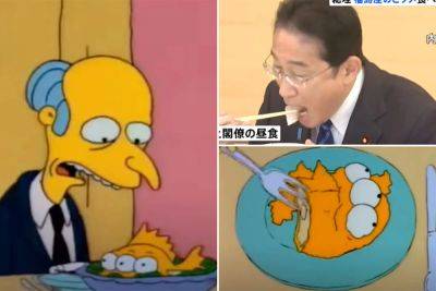 ‘The Simpsons’ predicted Japanese prime minister eating radioactive Fukushima fish, fans say - nypost.com - China - Japan - Tokyo - city Beijing