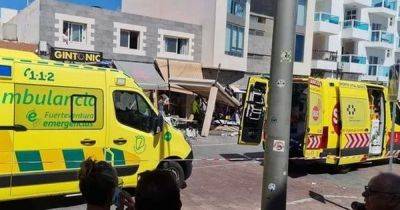 Four-month-old baby among eight injured after car smashes into restaurant on Spanish holiday island - www.manchestereveningnews.co.uk - Spain