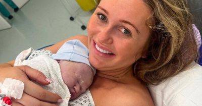 Charlotte Dawson admits to 'toe-curling' first week with baby Jude as she posts cute family pic - www.ok.co.uk - county Dawson