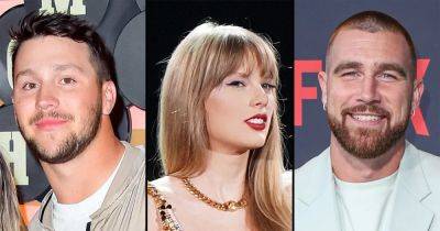 Josh Allen Says He’s ‘Surprised’ Taylor Swift Turned Down Travis Kelce — Then Drops Dating Advice - www.usmagazine.com - Philadelphia, county Eagle - county Eagle - Kansas City