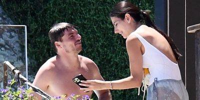 F1 Racer Max Verstappen Enjoys A Pool Day With Girlfriend Kelly Piquet in Sardinia - www.justjared.com - Italy - Netherlands