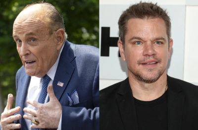 Rudy Giuliani Reportedly Calls Matt Damon A Homophobic Slur In New Audio Transcript Filed In Lawsuit - etcanada.com - New York