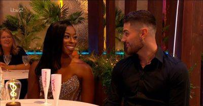 Love Island fans obsessing over moment Scott is reunited with Catherine - and ex Elom - www.ok.co.uk