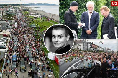 Thousands of mourners say goodbye at Sinéad O’Connor’s funeral in Ireland - nypost.com - Ireland - county Wicklow