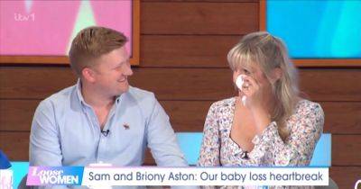 Coronation Street's Sam Aston comforts wife as she fights tears on Loose Women over baby loss - www.manchestereveningnews.co.uk