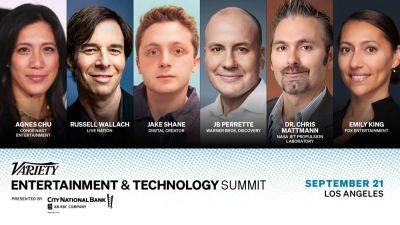 Variety Entertainment & Technology Summit Returns in September - variety.com - Los Angeles