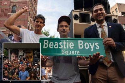 Beastie Boys celebrate renamed NYC intersection: ‘Why do they get a square?’ - nypost.com - New York - New York - Manhattan