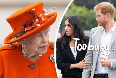 Prince Harry & Meghan Markle Blew Off Queen Elizabeth's Sweet 1st Birthday Celebration For Lilibet?! - perezhilton.com - Britain