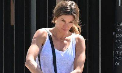Gisele Bündchen shows off toned biceps after leaving her gym in Miami - us.hola.com - New York - Miami - city Lima - state Massachusets - Costa Rica
