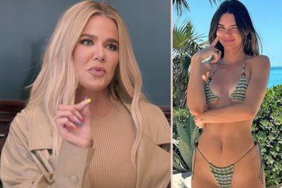 Khloé Kardashian Trolls Kendall Jenner In Her Latest Bikini Post! - perezhilton.com