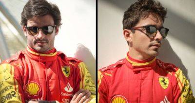 Charles Leclerc, Carlos Sainz Front New Ray-Ban Campaign for Scuderia Ferrari Sunglasses - variety.com - Italy