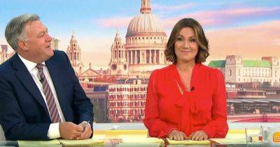 Susanna Reid returns to Good Morning Britain and compares herself to Holly Willoughby - www.dailyrecord.co.uk - Britain - London - county Hawkins