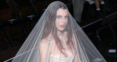 Julia Fox Transforms Into Bride for Wiederhoeft Fashion Show in NYC - www.justjared.com - New York