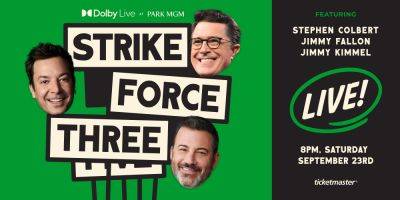 Stephen Colbert, Jimmy Fallon & Jimmy Kimmel Set Live Las Vegas Show As Part Of ‘Strike Force’ Team Up - deadline.com - Las Vegas