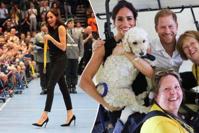 Meghan Markle steals the spotlight from Prince Harry at the Invictus Games - nypost.com - Britain - France - USA - California - Germany - Afghanistan